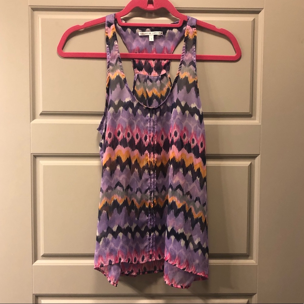 Multi Color Flowy Tank